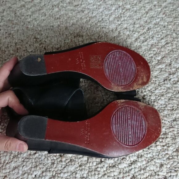 CHIE MIHARA Black Leather Ankle Strap Open Toe Sandals size 39.5 - Picture 12 of 12